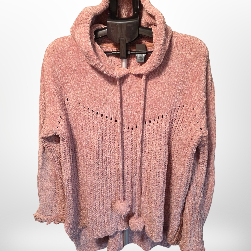 POL Blush Cowl Neck Sweater